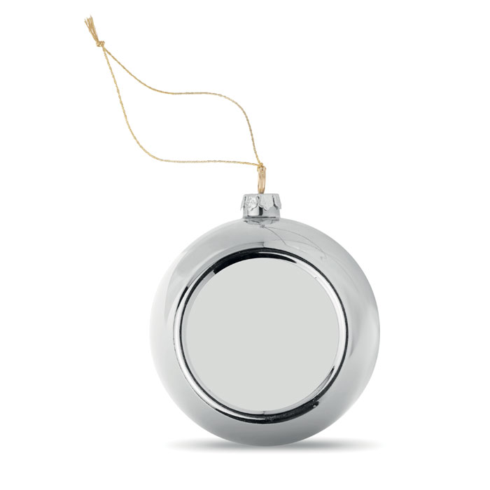 HAPPY BALL Silver – sublimačné vianočné gule s potlačou | Predmety.sk