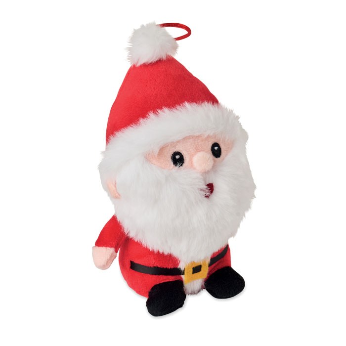 GLEEFUL Červená – plyšová figurka Santa s potlačou | Predmety.sk