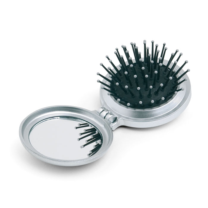 BEAUTY Silver – kefa na vlasy a zrkadlo s potlačou | Predmety.sk