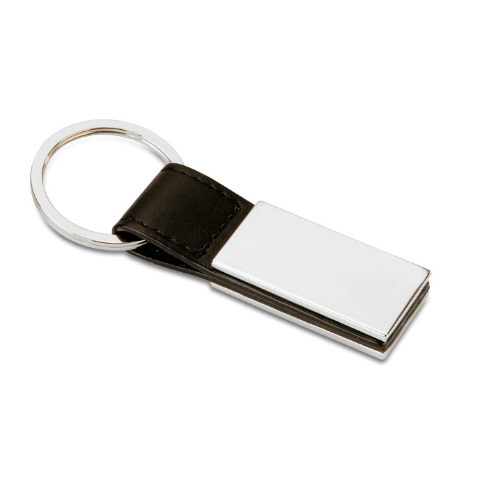 RECTANGLO Čierna – pVC prívesok s potlačou | Predmety.sk