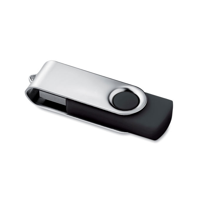 TECHMATE Čierna – techmate. USB flash 8GB s potlačou | Predmety.sk