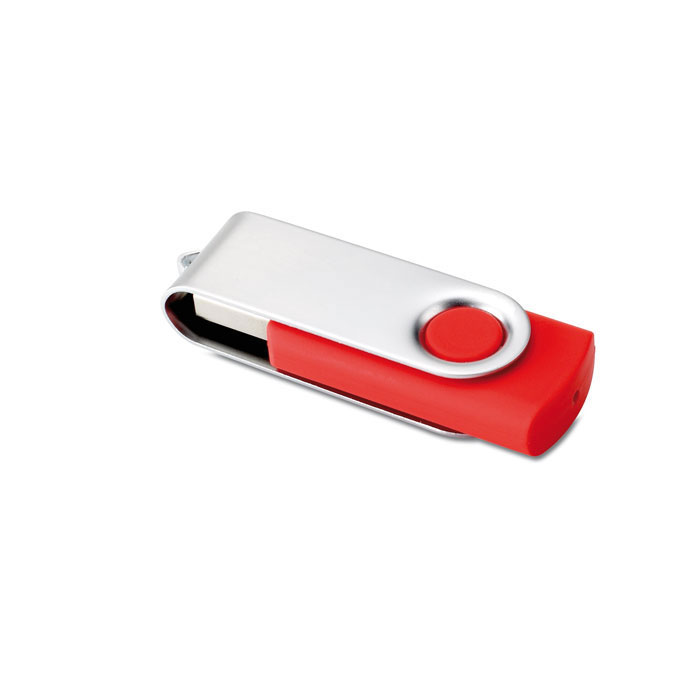 TECHMATE PENDRIVE Červená – techmate. USB flash 16 GB s potlačou | Predmety.sk