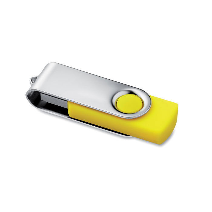 TECHMATE PENDRIVE Žltá – techmate. USB flash 16 GB s potlačou | Predmety.sk