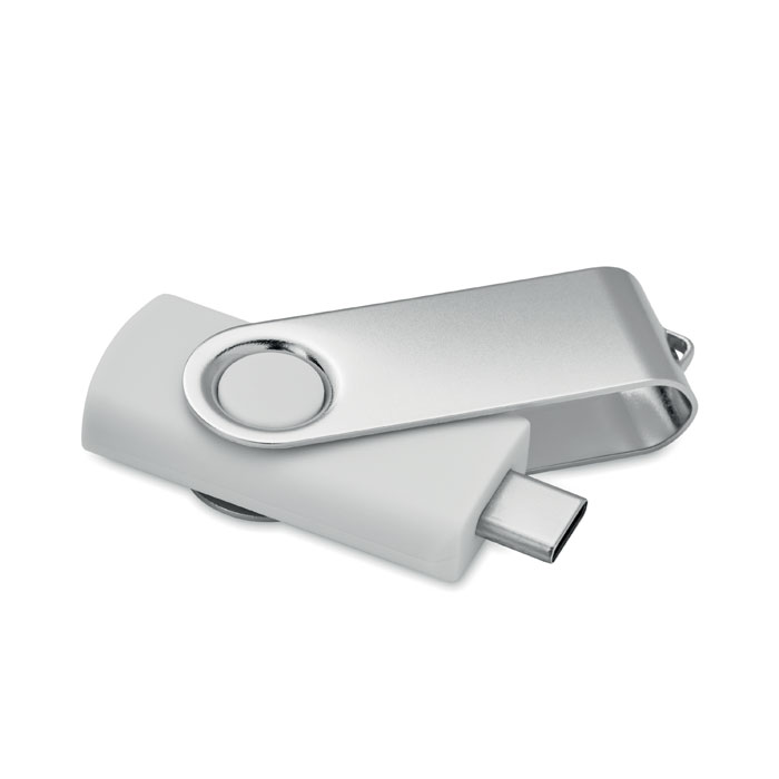 COLODRI Biela – 16GB USB flash 3.0 typu C MO1401 s potlačou | Predmety.sk