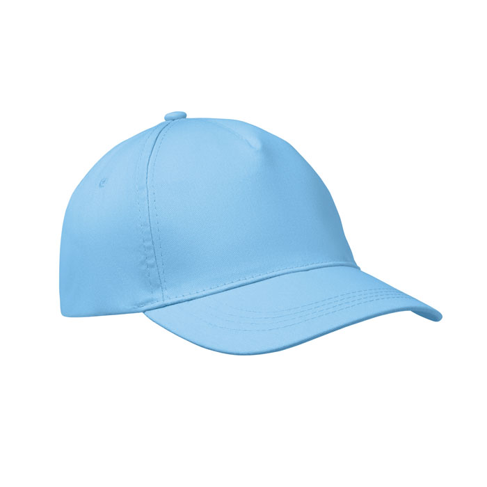BUZZ Baby Blue – 5 panelová baseballová čiapka s potlačou | Predmety.sk