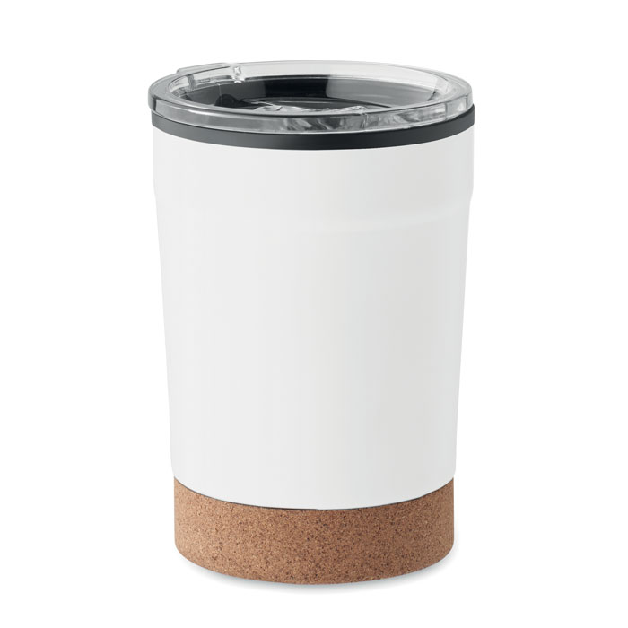 NOMU Biela – dvojstenný hrnček 300 ml s potlačou | Predmety.sk