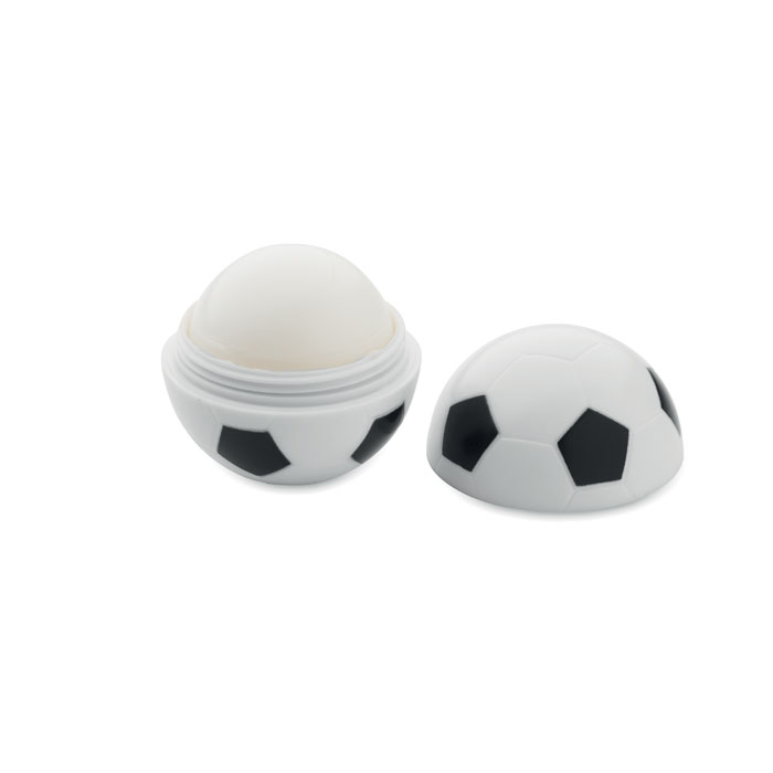 BALL Biela/čierna – balzam na pery, futbal s potlačou | Predmety.sk