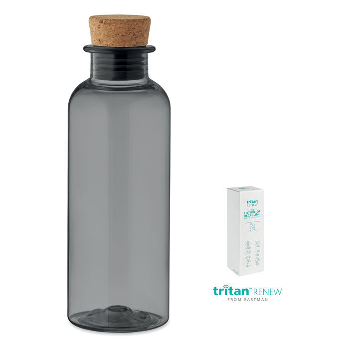 OCEAN Priehľadná sivá – tritan Renew™ 500 ml fľaša s potlačou | Predmety.sk