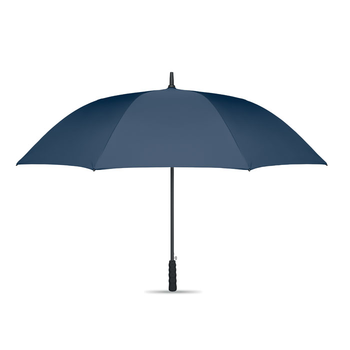 LLUVIA Modrá – 27-palcový vetru odolný dáždnik s potlačou | Predmety.sk