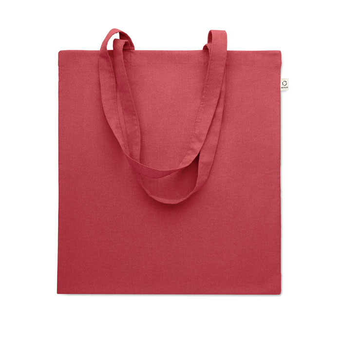 VIVEKA COLOUR Červená – recyklovaná nákupná taška. Bavlna s potlačou | Predmety.sk