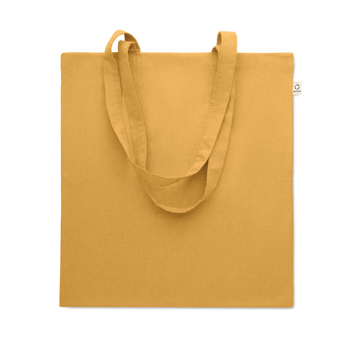 VIVEKA COLOUR Ochra – recyklovaná nákupná taška. Bavlna s potlačou | Predmety.sk