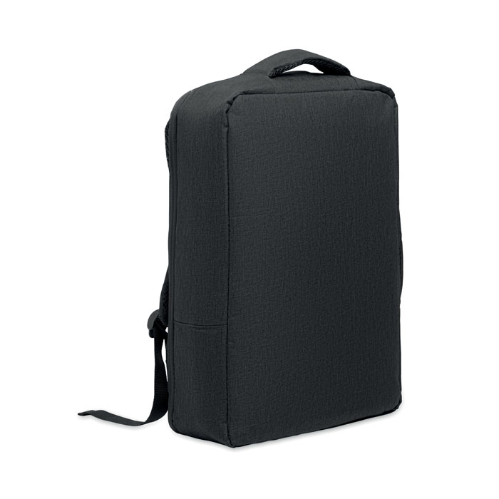 LAUGAR Čierna – tenký batoh na notebook s potlačou | Predmety.sk
