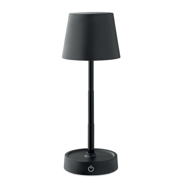 TAPLAMB Čierna – nabíjateľná stolová lampa USB s potlačou | Predmety.sk