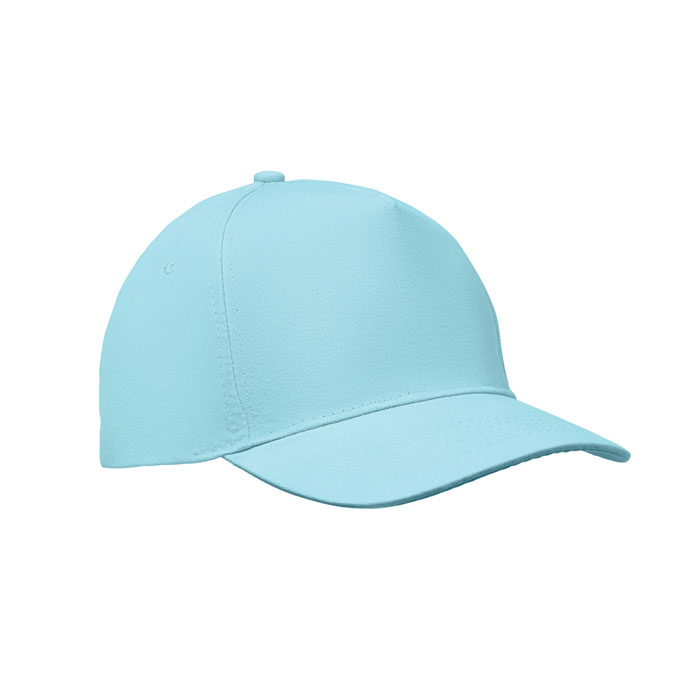 SUNNY Baby Blue – 5 panelová baseballová čiapka s potlačou | Predmety.sk