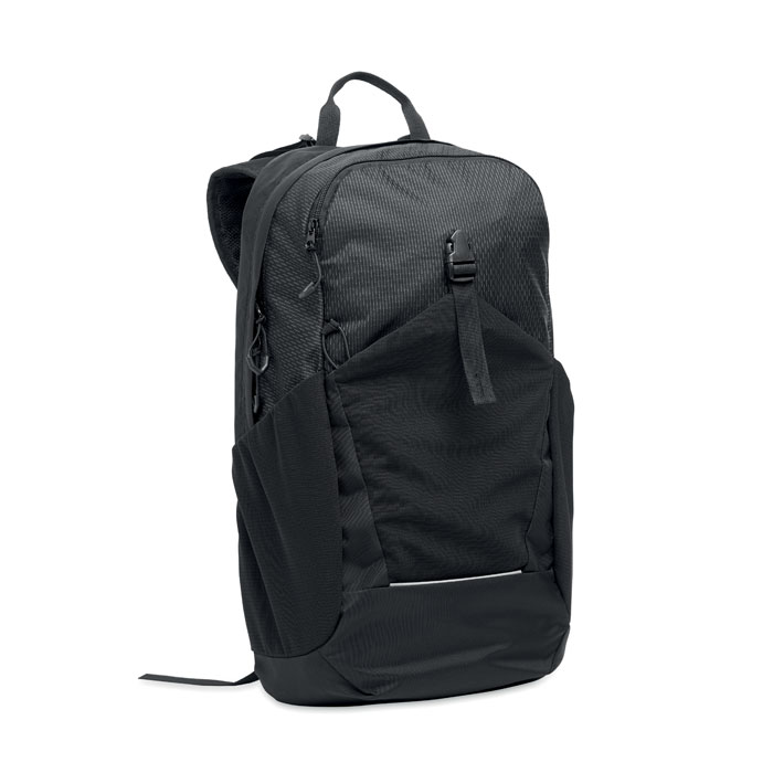 BAGGA Čierna – turistický batoh 18L s potlačou | Predmety.sk