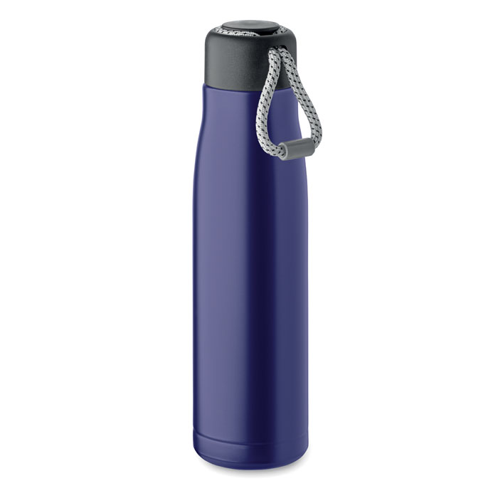 KORIDOR Kráľovská modrá – dvojstenná fľaša 500 ml s potlačou | Predmety.sk