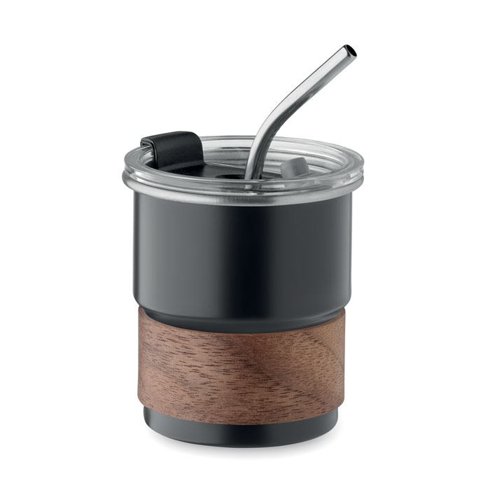 MATE Čierna – jednostenný pohár 260 ml s potlačou | Predmety.sk
