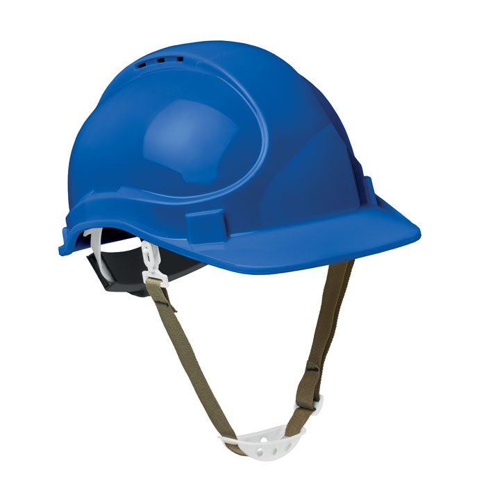 HELM Kráľovská modrá – ochranná prilba z ABS s potlačou | Predmety.sk