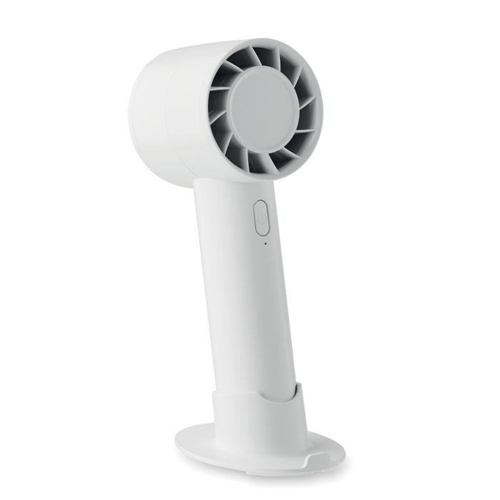 AIRE Biela – malý prenosný ventilátor 2000 m s potlačou | Predmety.sk