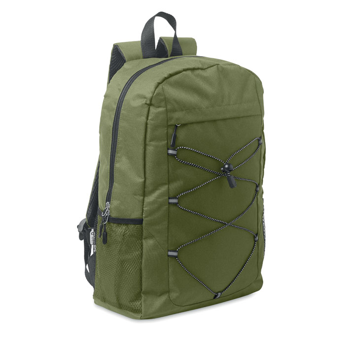 HIGE Armádne zelená – 600D polyester RPET batoh s potlačou | Predmety.sk