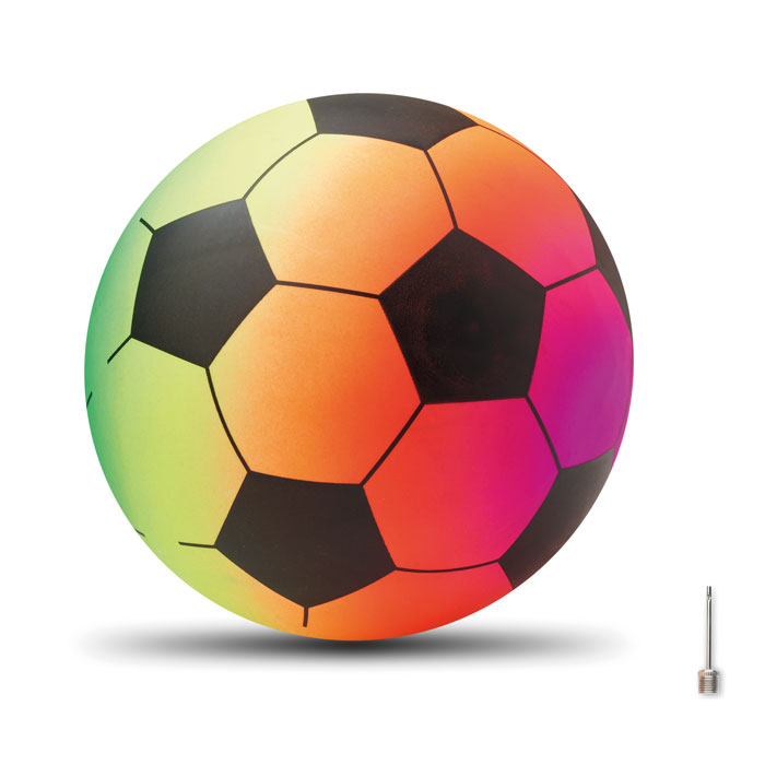 RAINBALL Viacfarebné – nafukovacia plážová lopta z PVC s potlačou | Predmety.sk