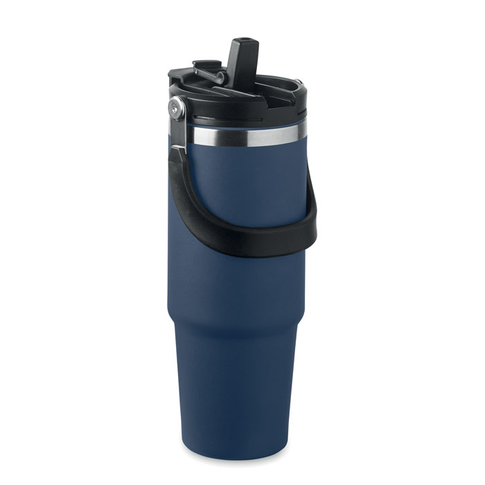 SUM HAND Francúzska námornícka modrá – dvojstenný pohár 850 ml s potlačou | Predmety.sk