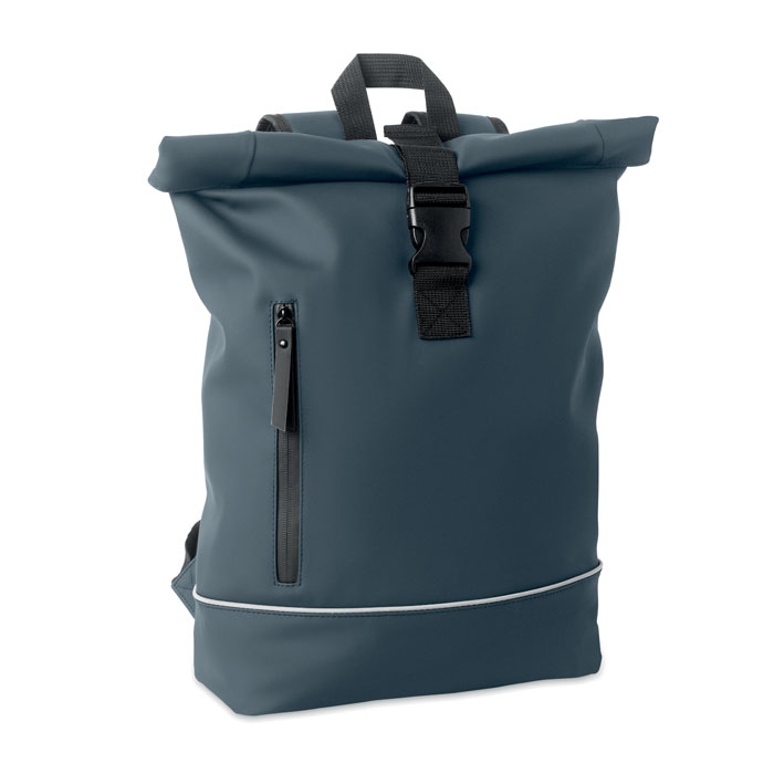 LAPTOSA Francúzska námornícka modrá – rolling PU batoh na notebook 1 s potlačou | Predmety.sk