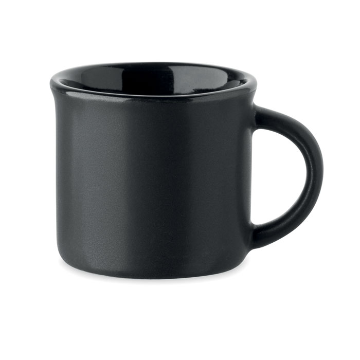 ESPRES Čierna – keramický hrnček na espresso 40 ml s potlačou | Predmety.sk