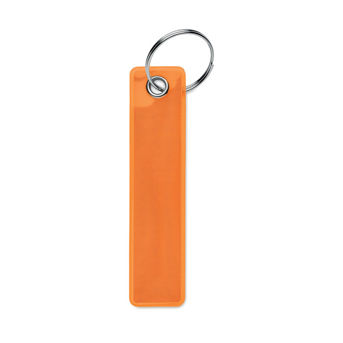 KEYFLECT Neónová oranžová – reflexný prívesok z PVC s potlačou | Predmety.sk