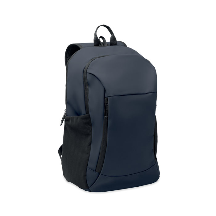 KOROVIN Francúzska námornícka modrá – batoh na 15" notebook z PU s potlačou | Predmety.sk