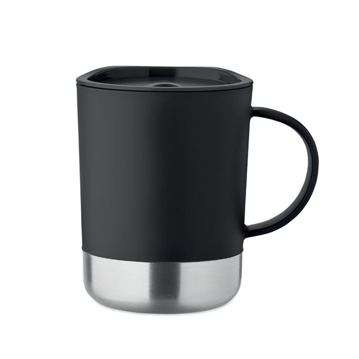 BEAKER Čierna – jednostenný hrnček 300 ml s potlačou | Predmety.sk