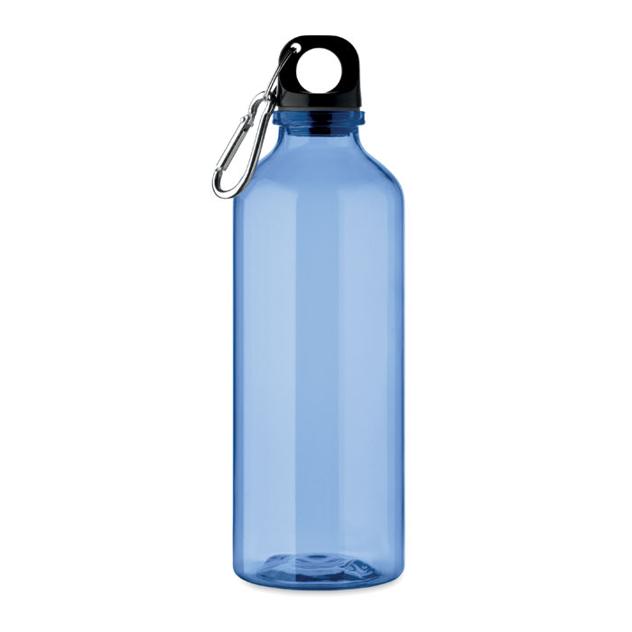 MOSS RE500 Transparentná modrá – fľaša RPET 500 ml s potlačou | Predmety.sk
