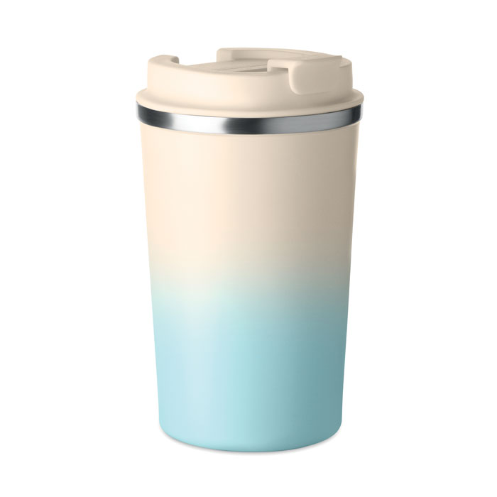 BRACE GRADIENT Baby Blue – termálny pohár 350 ml s potlačou | Predmety.sk