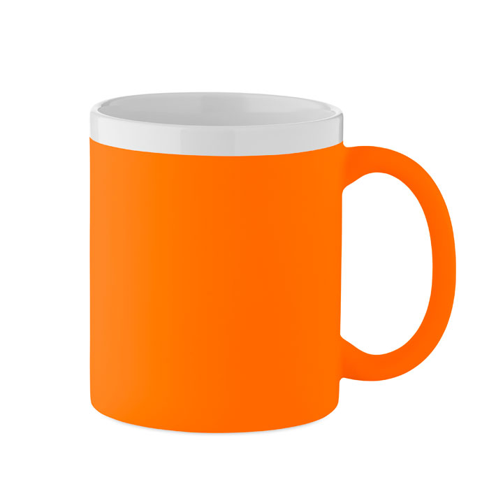 MUGIVA Neónová oranžová – keramický hrnček 300 ml s potlačou | Predmety.sk