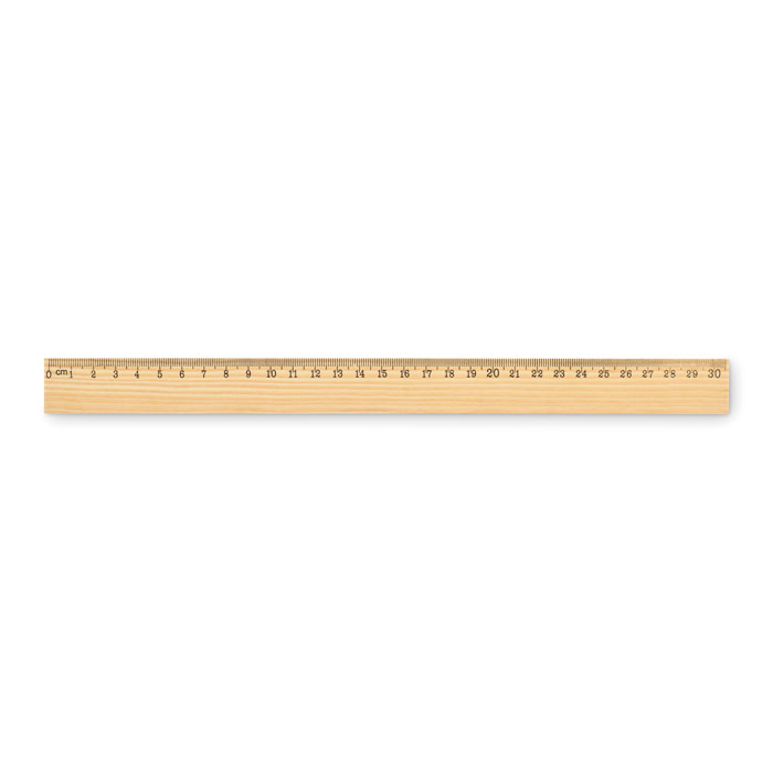 RULER30 Farba dreva – drevené pravítko 30 cm s potlačou | Predmety.sk