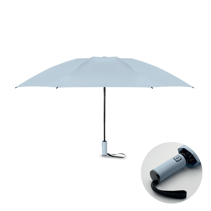 AGUMBE Baby Blue – 23'' skladací dáždnik s potlačou | Predmety.sk