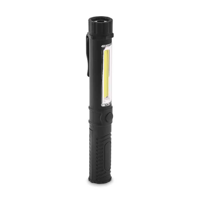 TAIER Čierna – magnetická LED baterka s potlačou | Predmety.sk