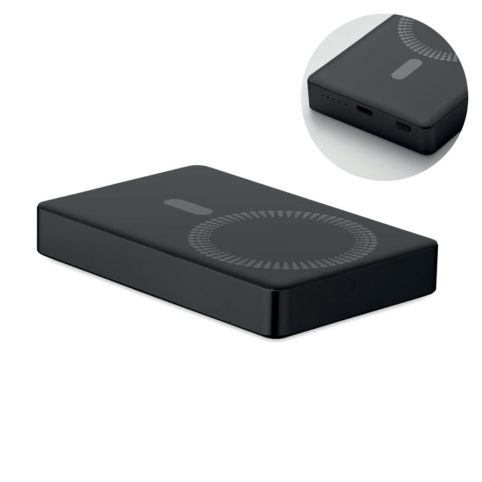 POWERMAG Čierna – powerbank 10.000 mAh s potlačou | Predmety.sk