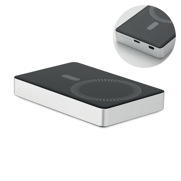 POWERMAG Silver – powerbank 10.000 mAh s potlačou | Predmety.sk