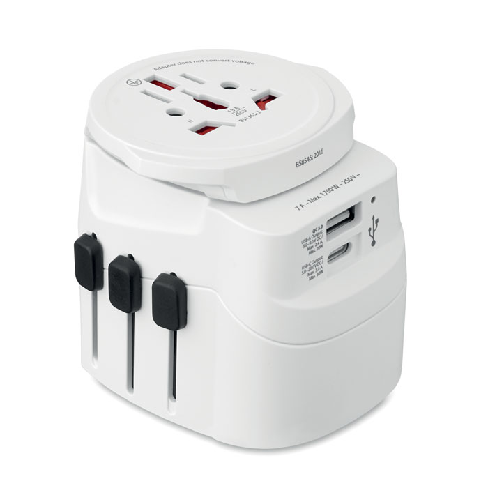 PRO LIGHT USB AC30 PD Biela – sKROSS® Pro Light USB 30W PD s potlačou | Predmety.sk