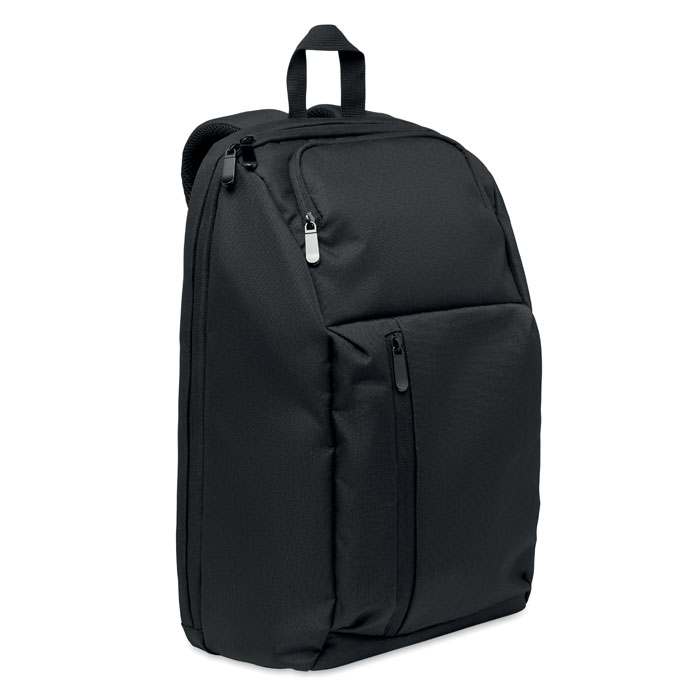 DOHA Černá – rPET batoh na 15" notebook s potlačou | Predmety.sk