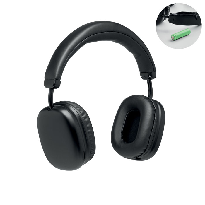SYNC Černá – headphones s potlačou | Predmety.sk