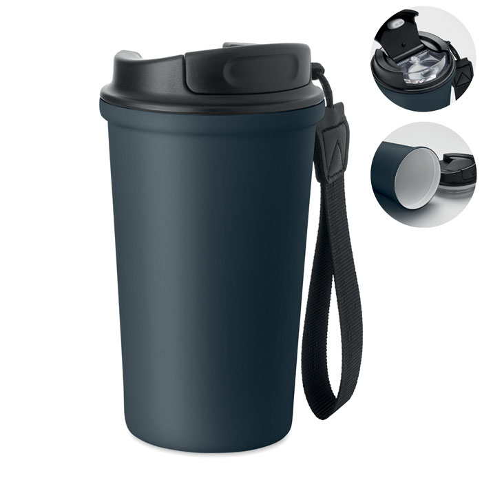 NAKANO Francouzská Námořnická Modř – termohrnek recyklovaný, 400 ml s potlačou | Predmety.sk
