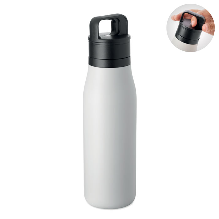 EMPIRE Bílá – dvoustěnná láhev 500ml s potlačou | Predmety.sk