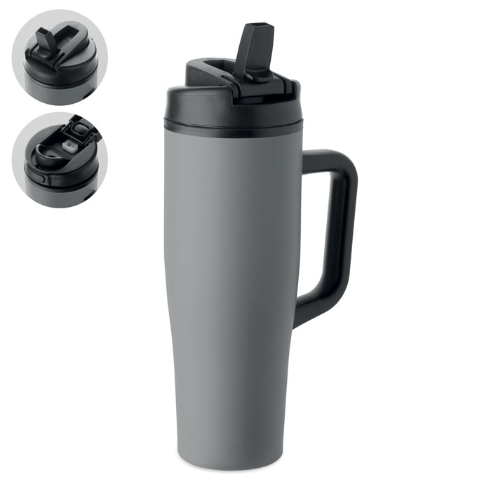 ATLANTA Šedá – termohrnek 900 ml s potlačou | Predmety.sk