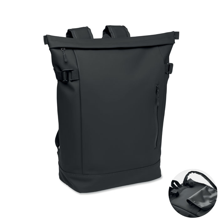 RIDE BACKPACK Černá – batoh na kolo z PU, 20L s potlačou | Predmety.sk