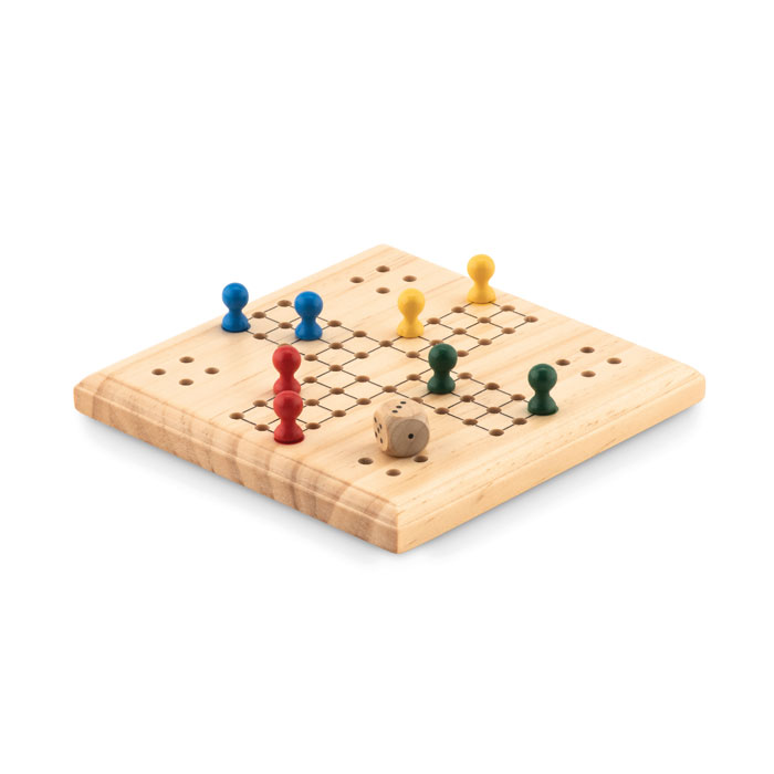 ĽUDIA Farba dreva – hra Ludo s potlačou | Predmety.sk