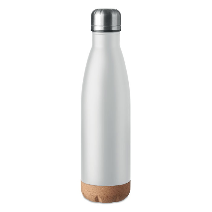 ASPEN CORK Biela – dvojstenná fľaša 500 ml s potlačou | Predmety.sk