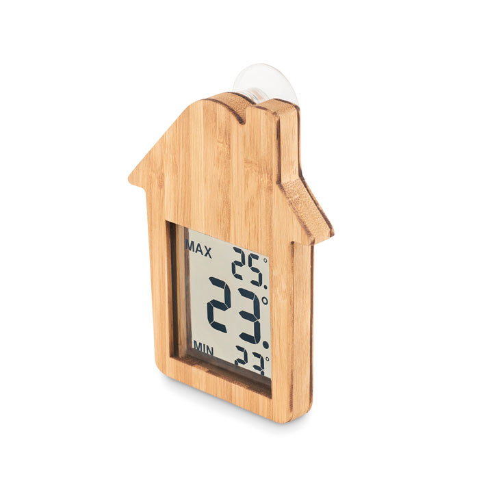 HISA Farba dreva – bambusová meteorologická stanica s potlačou | Predmety.sk