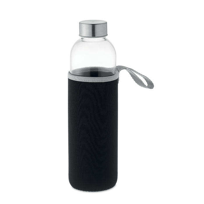 UTAH LARGE Čierna – sklenená 750 ml fľaša s potlačou | Predmety.sk
